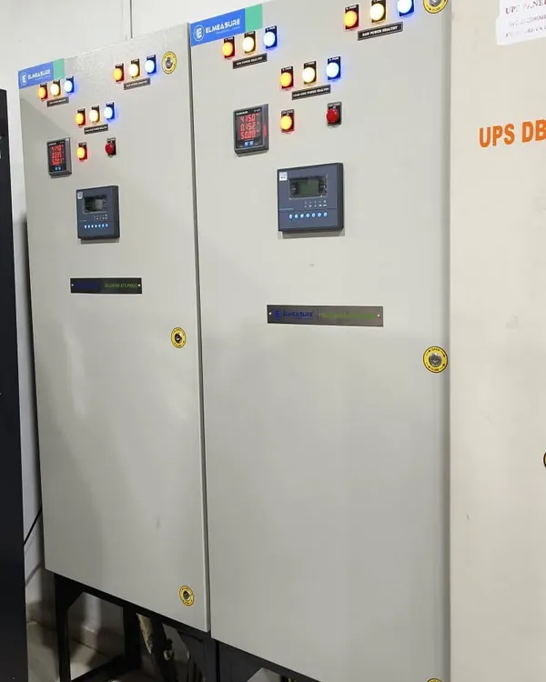 A frontal view of our 250A High-Speed ATS Panels successfully installed at Bangalore International Airport. These panels ensure the runway lighting systems have zero downtime, a testament to our reliability in critical applications.