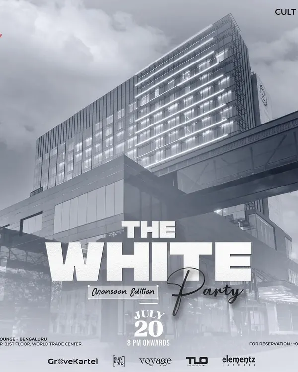 The official announcement for 'The White Party: Monsoon Edition'. We adapt our signature events to different seasons while maintaining the core concept of an all-white, luxury nightlife experience.