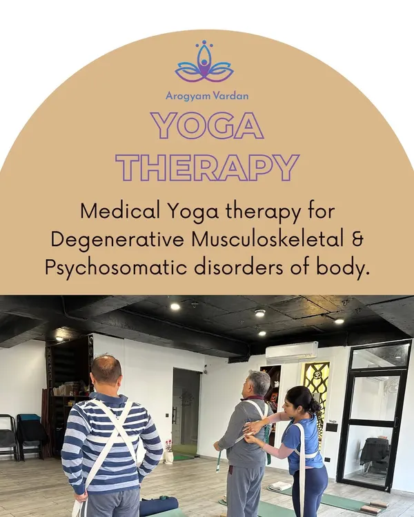 Our medical yoga therapy is designed for degenerative musculoskeletal disorders. Each posture is precise, targeting specific muscles and joints, and is guided by teachers trained in human anatomy and physiology for safe, effective relief.