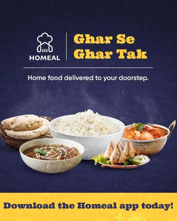 Ghar Se Ghar Tak. This is our promise to you. We deliver authentic home food, from a home kitchen near you, directly to your doorstep. Download the app to experience the difference.