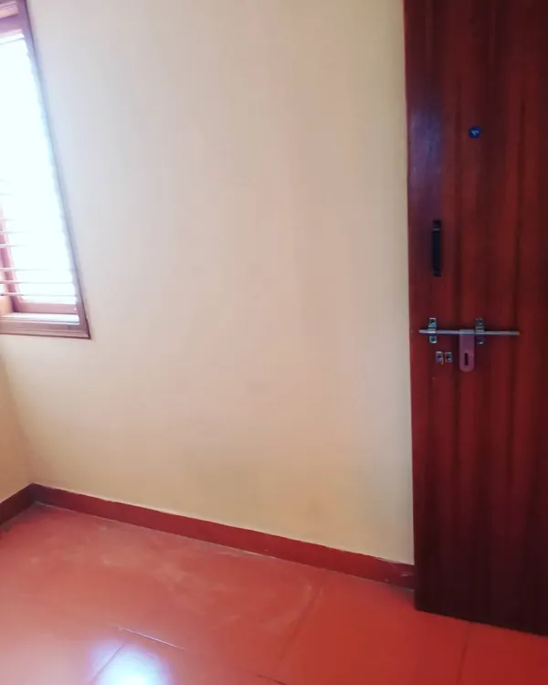 A key part of my service is wood polishing. This door was polished to bring out the richness of the wood grain and give it a protective, glossy finish that complements the newly painted walls.