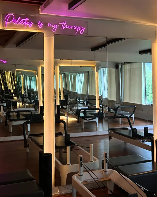 This is your happy place. I created a space where you can leave your stress at the door and walk out with main character energy and a strong core.
