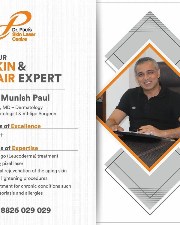 As a dermatologist and vitiligo surgeon with over two decades of experience, my expertise includes CO2 pixel laser, facial rejuvenation, and treating chronic skin conditions.