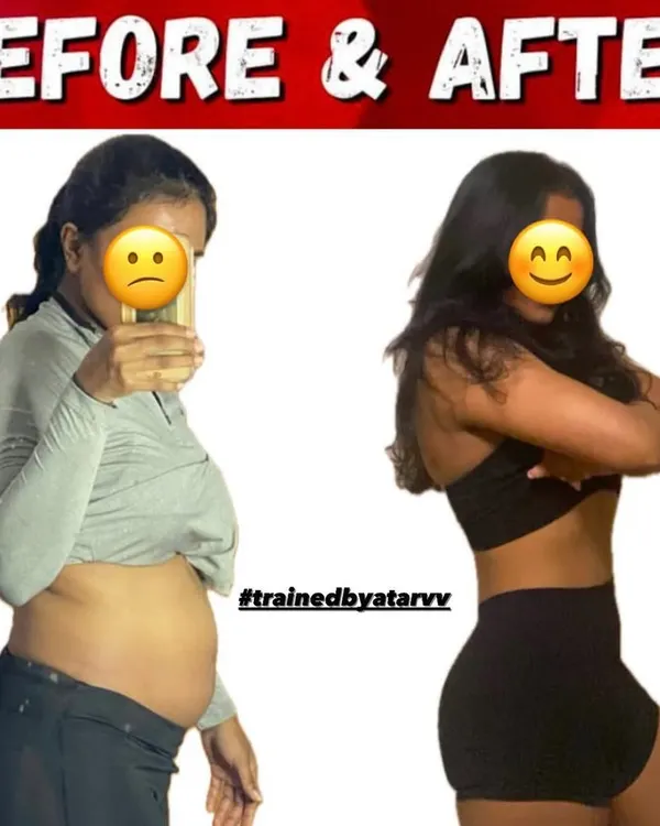 A perfect example of my women's transformation program. We focused on a complete body recomposition to create an hourglass shape by building muscle and shedding fat.