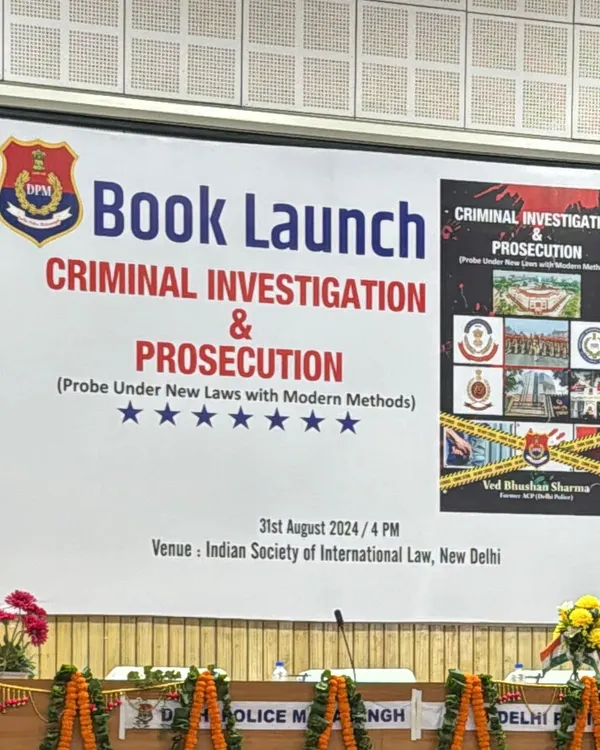 I was honored to attend the book launch for 'Criminal Investigation & Prosecution,' a vital text on new criminal laws. The event was graced by prominent figures, reinforcing the importance of staying current with legal reforms.