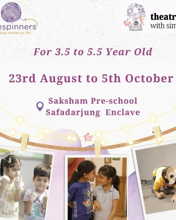 Announcing our theatre making program for little ones aged 3.5 to 5.5 years. These sessions are all about creative adventure and joyful discovery.