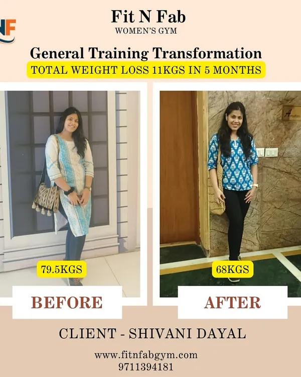 This is what dedication looks like. My client Shivani lost 11 kgs in 5 months with our general training program. It’s not just about the number on the scale, it’s about gaining confidence and strength.