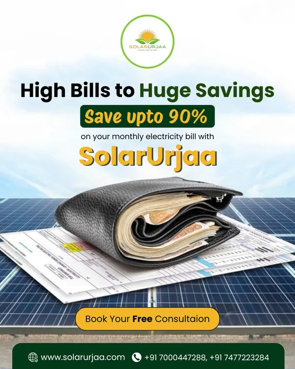 Stop letting high electricity bills drain your wallet. This visual shows how your money can stay with you when you switch to a solar rooftop system, turning a monthly expense into long-term savings.