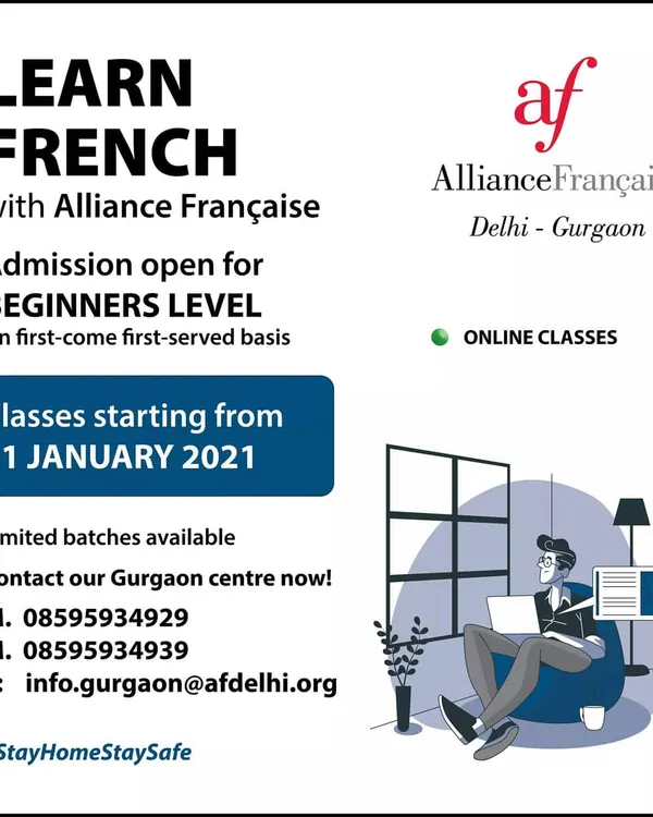 Admissions are open for our beginner level French courses. We offer a structured curriculum with online classes, making it easy to start your language journey with us.