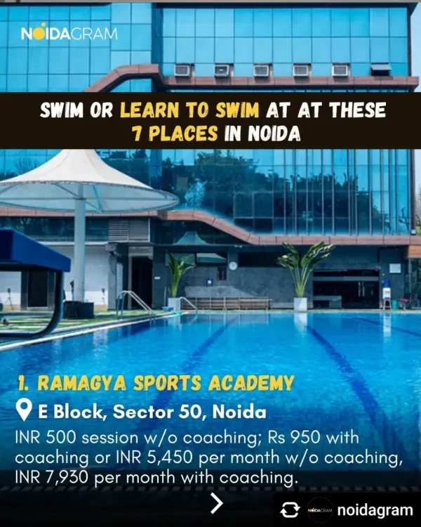 This feature from Noidagram highlights our academy as a top place to learn swimming in Noida. It also provides details on our coaching fees and session options.