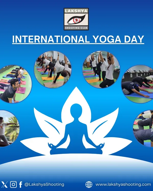 A collage from our International Yoga Day sessions held across our centers. We incorporate mindfulness and movement into our athletes' routines to strengthen both body and mind.