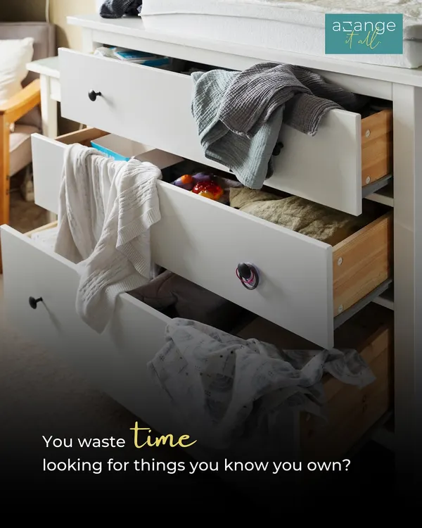 Do you waste time looking for things you know you own? A messy, overflowing drawer is often the culprit.