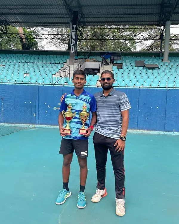 A major international victory for our trainee Ishaan Yadlapalli. He achieved a remarkable double crown, winning both the singles and doubles titles at the U14 Asian Tennis Championship, showcasing his dominance on the Asian junior circuit.