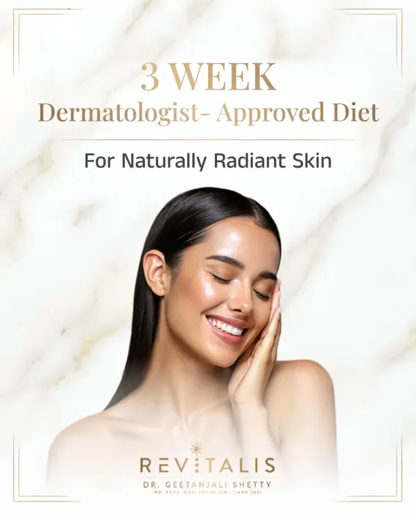 I created this 3-week "Radiance Reset" plan because I believe healthy skin is built, not bought. It's not a crash diet, but a science-based approach to eating that calms skin inflammation, supports your gut, and gives you a natural, lasting glow. *Aapke plate se hi shuru hota hai*.