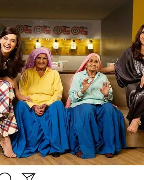 The iconic 'Saand Ki Aankh' team at our range. It was an honor to host Taapsee Pannu, Bhumi Pednekar, and the real-life Shooter Dadis, whose story inspires us all.