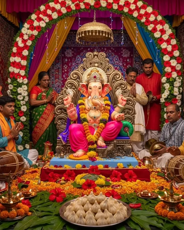 We believe Ganesh Chaturthi is a time for joy and togetherness, and our homemade Modaks are crafted to be at the center of your celebration. Each sweet dumpling is made with care, ready to be offered as prasad or shared with loved ones.