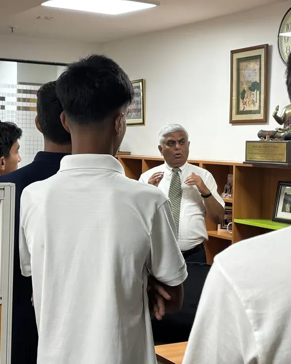 We took a batch of our promising young players to the SUMONA Institute for a scientific sports fitness scan. Here, Dr. Sanjeev P. Sahni, an eminent sports psychologist, consults with the players, breaking down their performance data.