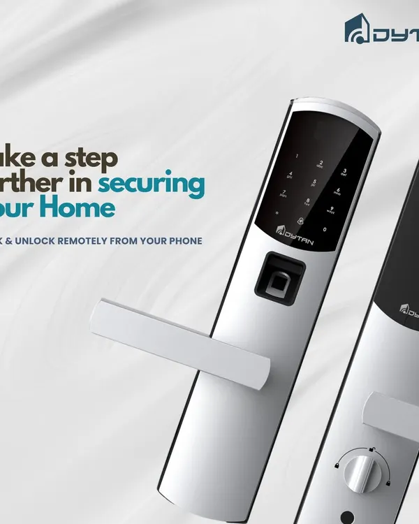 Take a step further in securing your home with my smart locks. You can lock and unlock your door remotely from your phone, granting access to guests or ensuring it's secure from afar.
