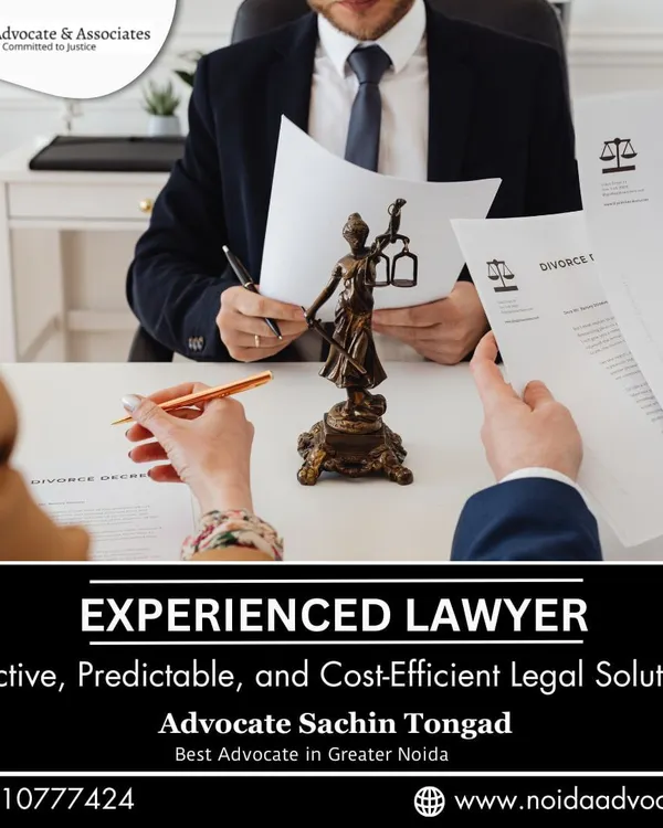 As an experienced lawyer, I provide effective, predictable, and cost-efficient legal solutions. I am recognized as the Best Advocate in Greater Noida for my commitment to clients.