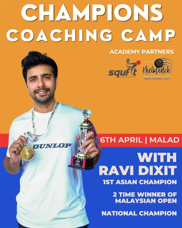 We were thrilled to host a one-day Champions Coaching Camp with Ravi Dixit, a national and Asian champion. We bring the best in the sport to guide our students.