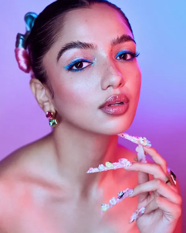 This is what happens when high fashion meets nail art. I created this custom 3D kawaii nail set for the amazing Ahsaas Channa, featuring hand-sculpted charms and intricate details for a magazine shoot. This is the kind of over-the-top, statement art I love to bring to life.