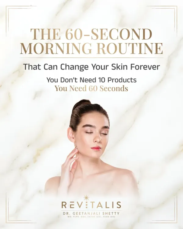 You don't need a 10-step routine for great skin. In fact, you can change your skin forever with just 60 seconds every morning. A complicated routine can often do more harm than good.