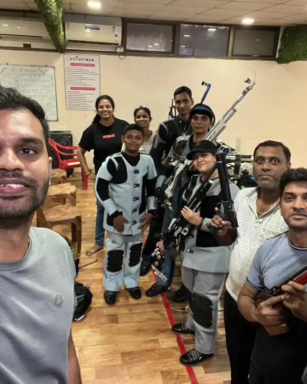 A selfie with Team Champion's. The smiles and camaraderie after a good training session are what it's all about.