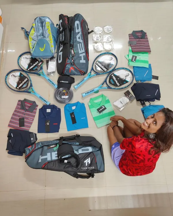 It was a dream come true to be officially sponsored by Head. This amazing gear, including new racquets, bags, and apparel, helps me stay at the top of my game. Hard work really does pay off.
