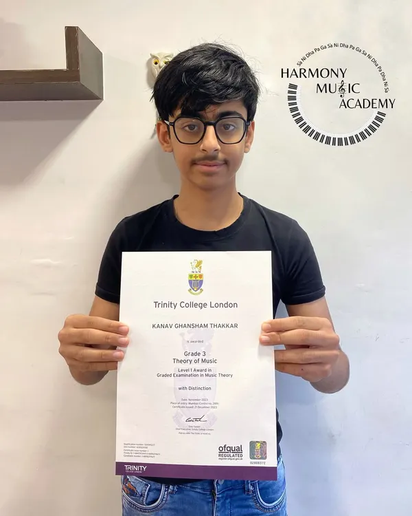 This is what dedication looks like. We are so incredibly proud of our student Kanav for not just passing his Trinity Grade 3 Theory exam, but for achieving a Distinction. This certificate represents hours of focused work and a real passion for music.