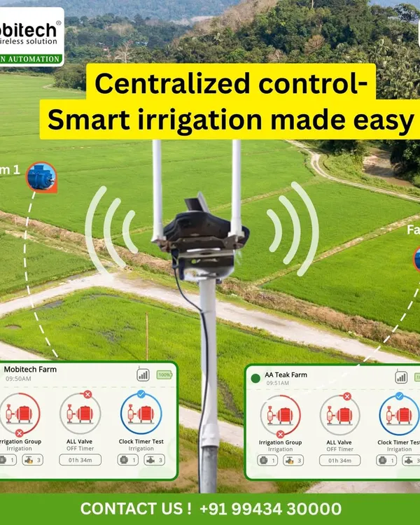 Managing multiple farms or different sections of a large farm is simple with our centralized control system. The app dashboard gives you a complete overview, allowing you to control different motors and irrigation schedules from one screen.