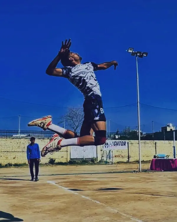 This is what we train for. That perfect moment of power, timing, and flight. We build athletes who can dominate the air and control the game with explosive spiking ability.
