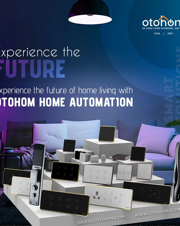 Experience the future of home living with our complete product ecosystem. This image displays our range of smart switches, locks, and control panels, all designed to work together to create a seamless smart home.