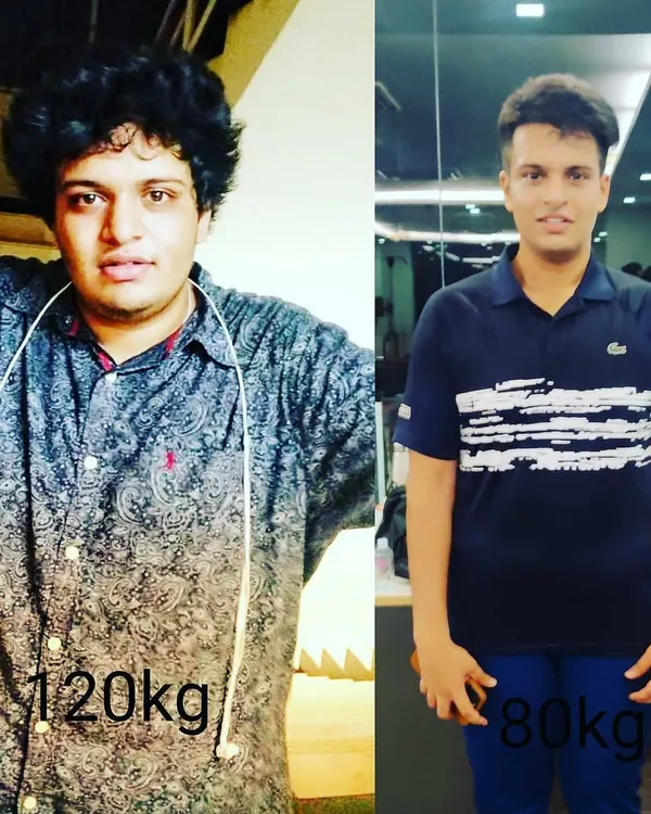 **(Hero Item)** This is what real change looks like. My client went from 120kg to 80kg by following the plan and trusting the process. This is not just weight loss, it's a life transformation.