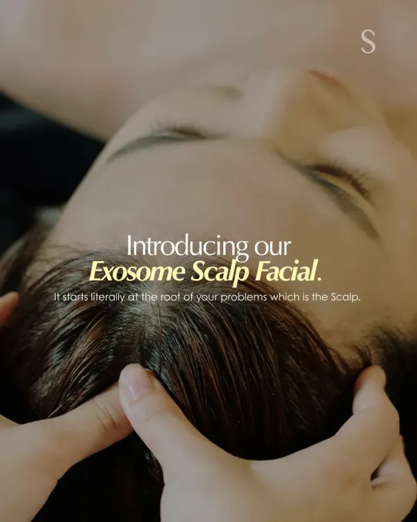 We introduce our Exosome Scalp Facial, a targeted treatment that goes straight to the root of hair health concerns. By focusing on the scalp, we lay the foundation for stronger, more resilient hair growth.