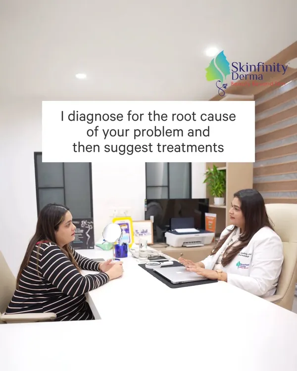 A good treatment always starts with a good conversation. I believe in first diagnosing the root cause of your concern and understanding what you want to achieve. Only then do I suggest a treatment plan that is tailored specifically for you.