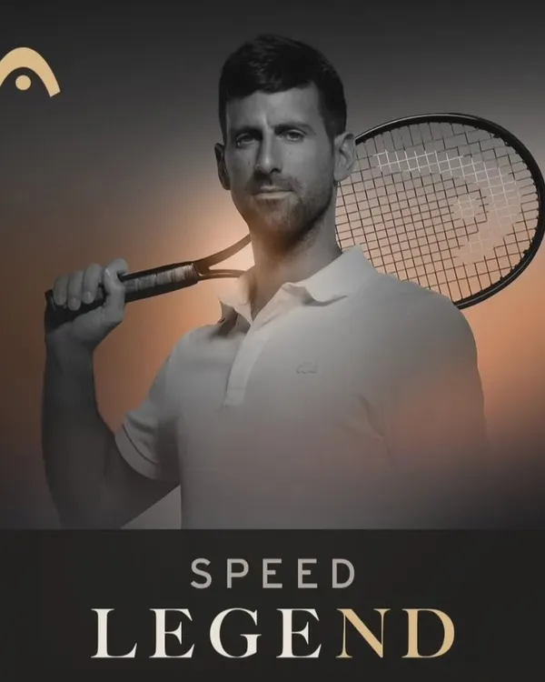 The Head Speed Legend 2024, endorsed by tennis great Novak Djokovic. This racquet is designed for advanced players seeking ultimate control and a fast swing. It's an aspirational frame for anyone serious about their game.