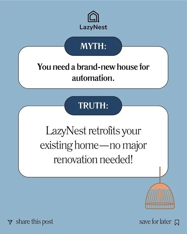 Myth busted! You don't need a brand-new house for automation. I specialize in retrofitting smart technology into your existing home with no major renovations required.