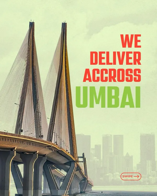 From the suburbs to the heart of the city, we deliver across Mumbai. No matter where you are, a healthy and delicious meal is just an order away.