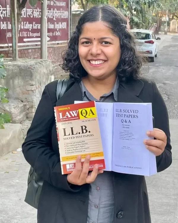 A proud moment for me as an author. I published this book of solved test papers to help law students at the University of Delhi navigate their examinations.