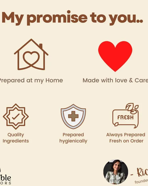 My commitment to quality starts with my process. Everything is made fresh in my home kitchen only after you place an order, ensuring you receive the freshest possible product made with love and care.