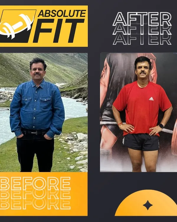 Yogesh Sir's journey is a true inspiration. He dropped from 94kg to 80kg in one year, gaining lean muscle and becoming his fittest self. This is what dedication and the right guidance can do.