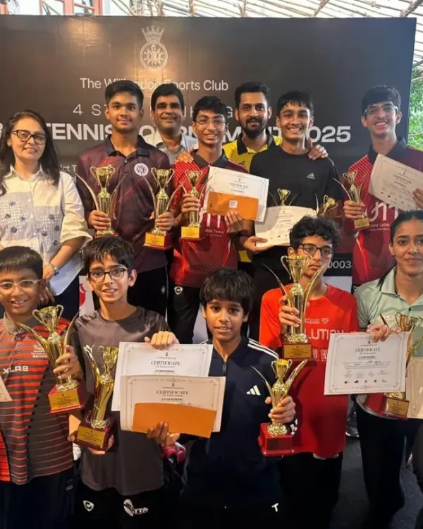A fantastic group photo of our winners from the 4-Star District Ranking Tournament at Willingdon Sports Club. This image captures the breadth of talent at our academy, with champions across nearly every age category.