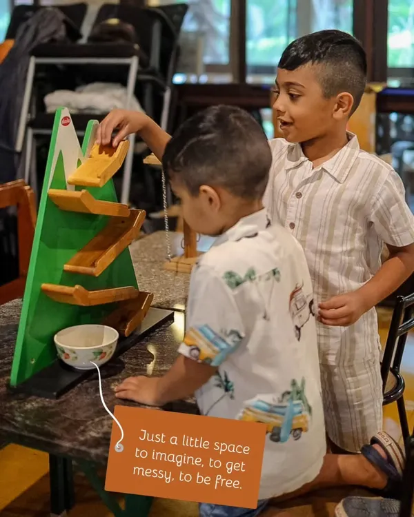 Little hands, big imaginations. We provide a space for kids to play, get messy, and be free.