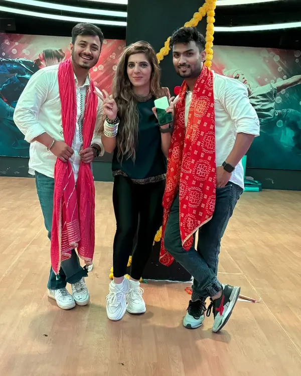 Kicking off the Dandiya nights at 21 Fitness. Here I am with fellow instructors, ready to lead a festive and energetic Garba and Dandiya session.