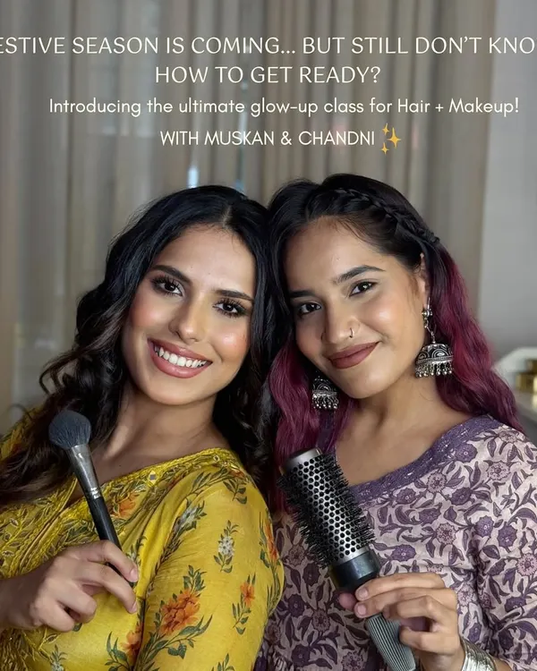Festive season is coming! Are you ready to glow up? I'm here with my co-instructor Chandni to teach you everything you need to know about hair and makeup in our Blush & Braids masterclass.