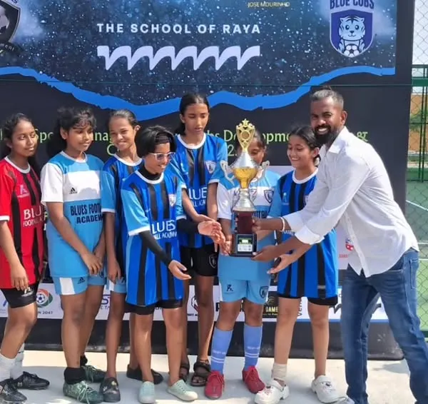 A historic moment as our coach presents the first-ever trophy to our Women's Sub-Junior Team. This is just the beginning of their journey to greatness.