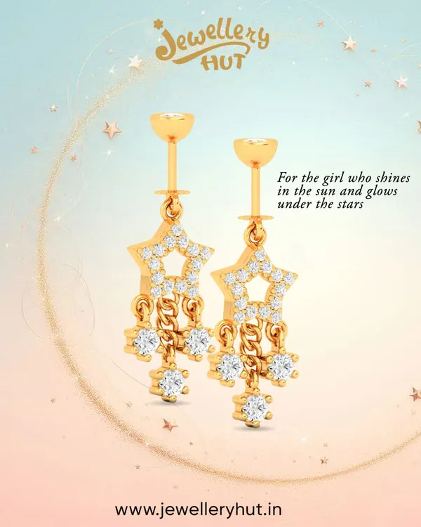 For the girl who shines in the sun and glows under the stars. Our Falling Star Drop Earrings, crafted in 925 sterling silver, capture the magic of a starlit sky.