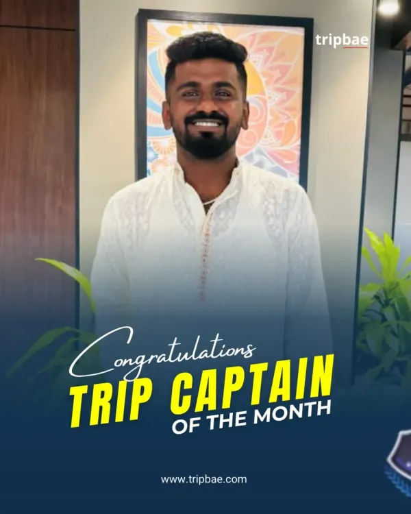 We're proud to congratulate one of our star Trip Captains of the Month. Our captains are the heart of our trips, ensuring everyone is safe, happy, and having a great time.