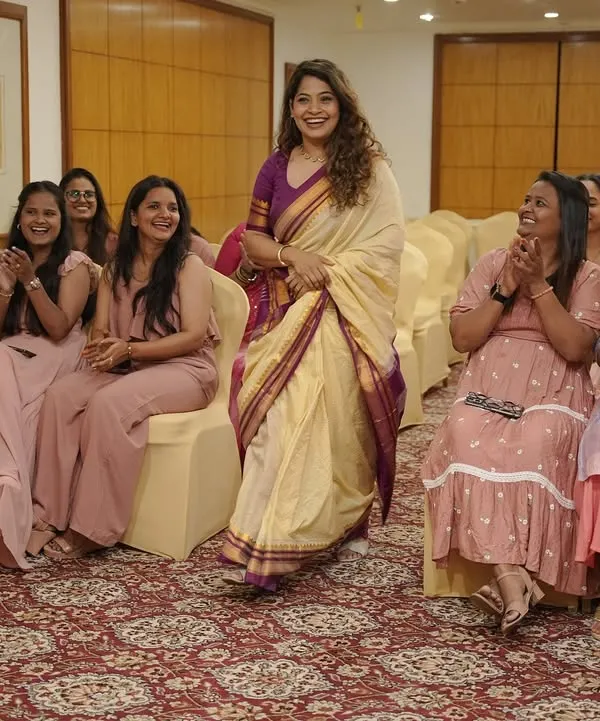 The joy and excitement on graduation day. I love this candid moment of my students cheering as we celebrate the completion of our course together.