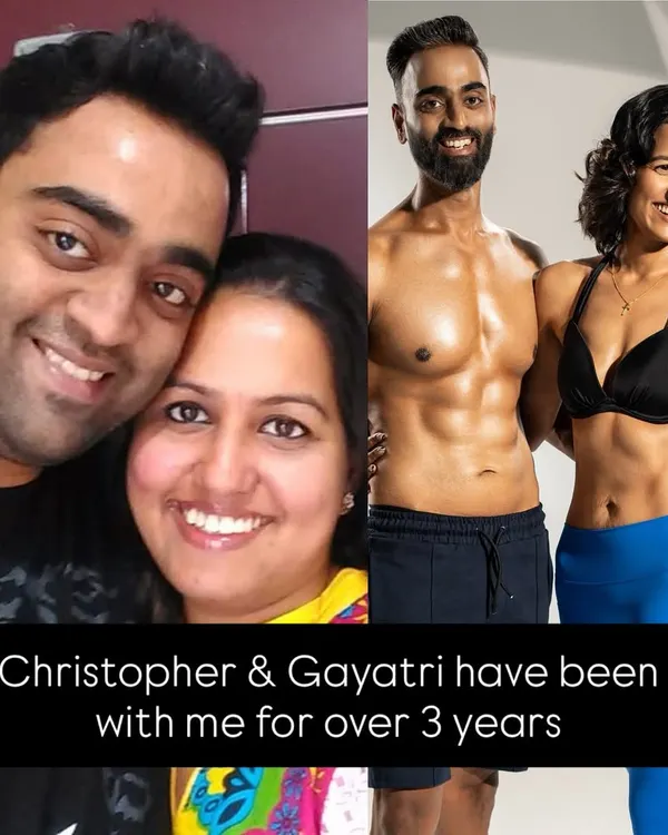 This is what three years of consistency looks like. Christopher and Gayatri didn't look for quick fixes. They committed to the process, trusted me to guide them through the chaos of life, and transformed together. This isn't just about looking good; it's about building a stronger life, side by side.